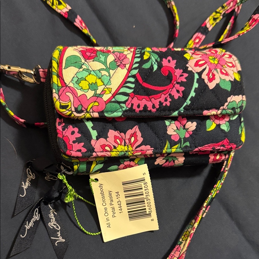 Vera Bradley Crossbody Colorful Floral Bag NWT